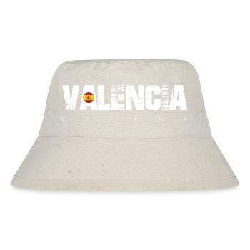 Valencia España Bold Typography - Stanley/Stella Recycled Bucket Hat - natural - Front