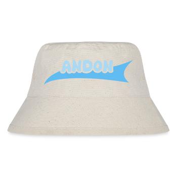 Vorname Andon - Stanley/Stella recycelter Bucket Hat - Naturweiß - Vorne
