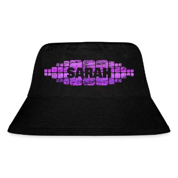 Mutti Sarah - Stanley/Stella recycelter Bucket Hat - Schwarz - Vorne