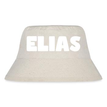 Elias Name - Stanley/Stella Recycled Bucket Hat - natural - Front