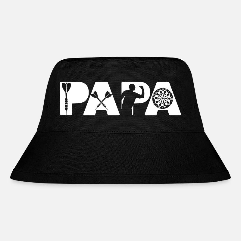 Silhouette du Maître Joueur de Fléchettes Papa - Bob recyclé Stanley/Stella - noir