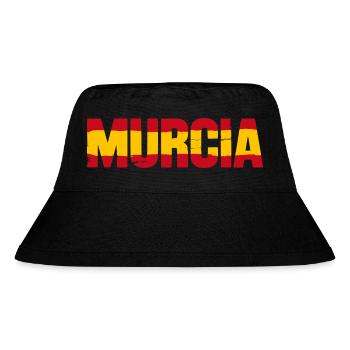 Murcia Flagge Spanien - Stanley/Stella recycelter Bucket Hat - Schwarz - Vorne
