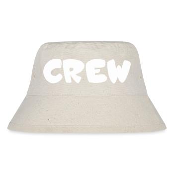 Crew Bubbles Typography - Stanley/Stella Recycled Bucket Hat - natural - Front