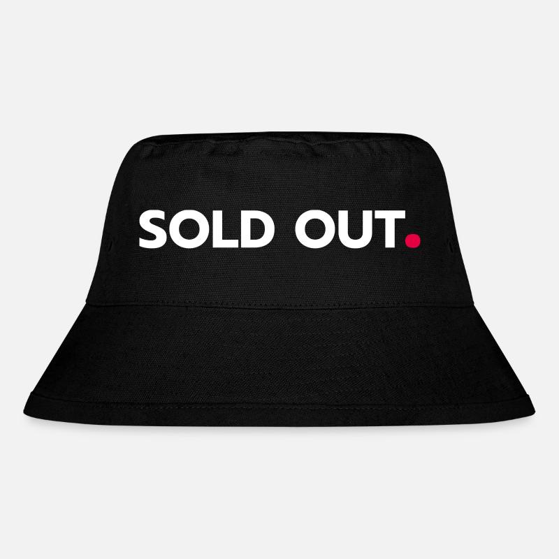 Ausverkauft - Stanley/Stella recycelter Bucket Hat - Schwarz