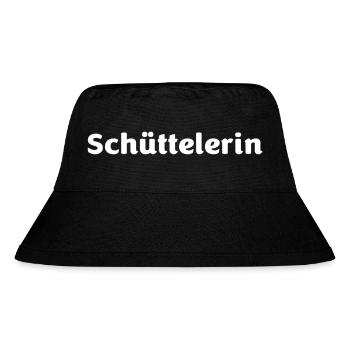 Schüttelerin - Stanley/Stella recycelter Bucket Hat - Schwarz - Vorne