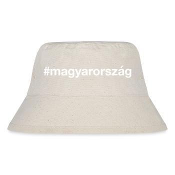 MAGYARORSZAG Hungary Ungarn Hashtag - Stanley/Stella recycelter Bucket Hat - Naturweiß - Vorne