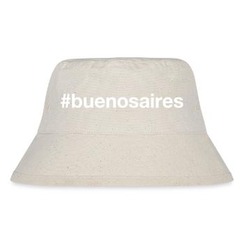 BUENOS AIRES Hashtag - Stanley/Stella Recycled Bucket Hat - natural - Front