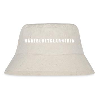 Härzbluetglarnerin, Canton of Glarus, Switzerland - Stanley/Stella Recycled Bucket Hat - natural - Front