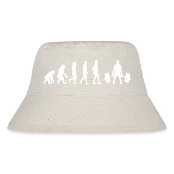 Evolution Weight Lifting - Stanley/Stella recycelter Bucket Hat - Naturweiß - Vorne