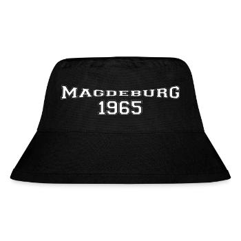 Magdeburg - Stanley/Stella recycelter Bucket Hat - Schwarz - Vorne