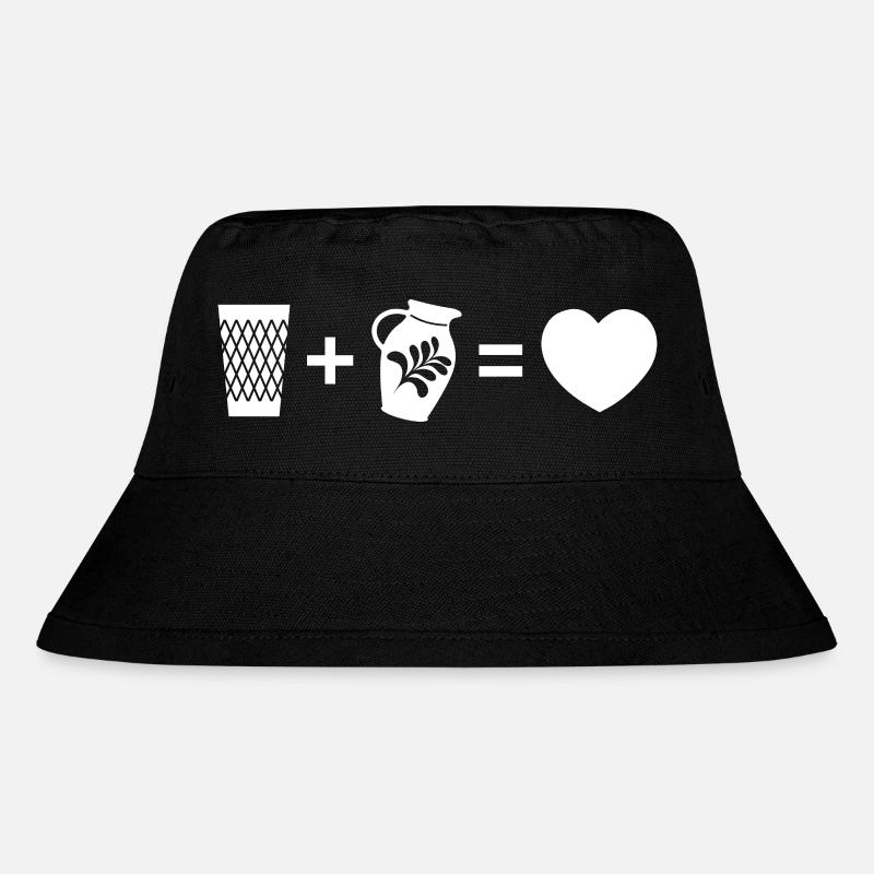 Apfelwein Formel - Stanley/Stella recycelter Bucket Hat - Schwarz