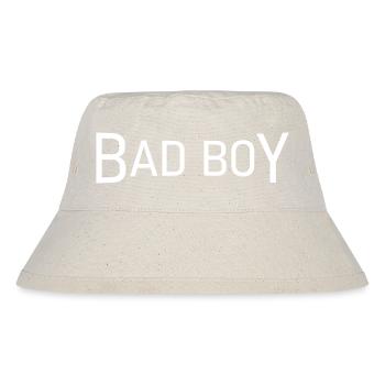 Bad Boy - Stanley/Stella recycelter Bucket Hat - Naturweiß - Vorne