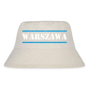 Warschau - Stanley/Stella recycelter Bucket Hat - Naturweiß - Vorne