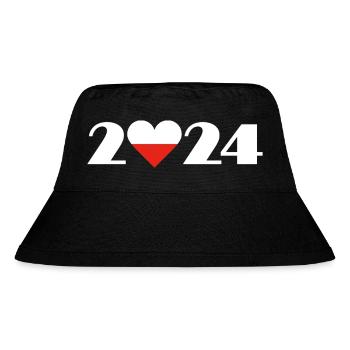I love Poland 2024, Holidays in Poland 2024 - Stanley/Stella Recycled Bucket Hat - black - Front
