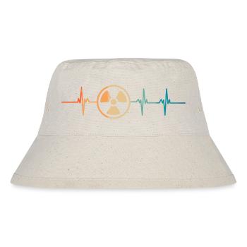 Radiology heartbeat - Stanley/Stella Recycled Bucket Hat - natural - Front