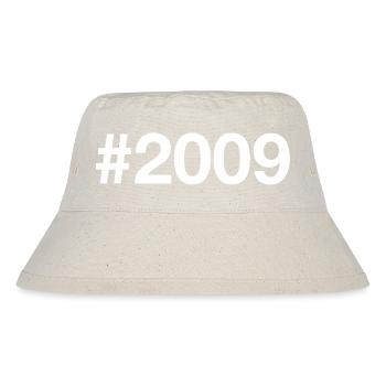 2009 Hashtag 17 Jahre 17. Geburtstag - Stanley/Stella recycelter Bucket Hat - Naturweiß - Vorne