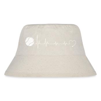 Stéthoscope Heartbeat Heartline Design - Bob recyclé Stanley/Stella - blanc naturel - Devant