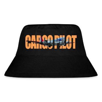 Cargo pilot C-97 - Stanley/Stella recycelter Bucket Hat - Schwarz - Vorne