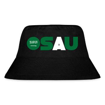 Saudi-Arabien - Stanley/Stella recycelter Bucket Hat - Schwarz - Vorne