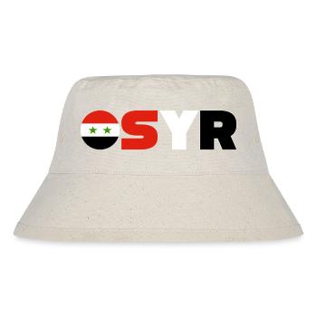 Syrien - Stanley/Stella recycelter Bucket Hat - Naturweiß - Vorne