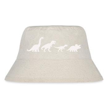 Silhouettes de dinosaures dans un style rétro - Bob recyclé Stanley/Stella - blanc naturel - Devant