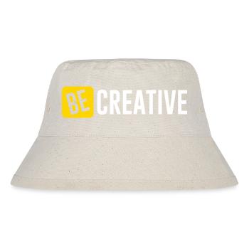 Be Creative Inspiration Design - Stanley/Stella recycelter Bucket Hat - Naturweiß - Vorne