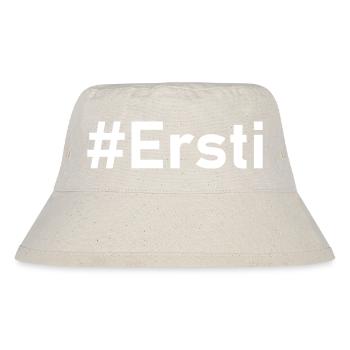 Ersti weiß / Motiv für Erstsemester / Studenten - Stanley/Stella recycelter Bucket Hat - Naturweiß - Vorne