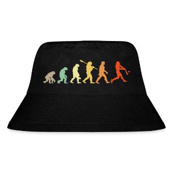 Ich kann nicht Baseball haben - Stanley/Stella recycelter Bucket Hat - Schwarz - Vorne