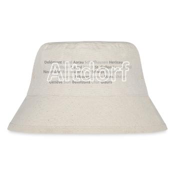 Schweizer Städte Altdorf - Stanley/Stella recycelter Bucket Hat - Naturweiß - Vorne