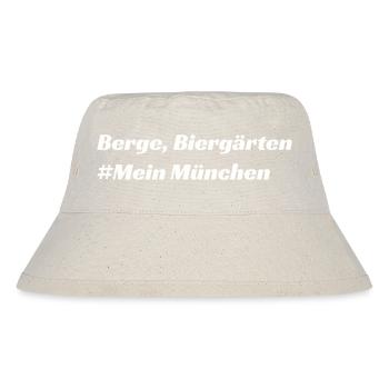 München - Stanley/Stella recycelter Bucket Hat - Naturweiß - Vorne