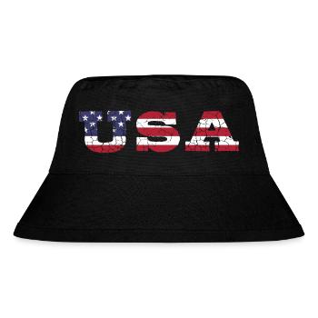 Les États-Unis aux couleurs du drapeau américain drapeau - Bob recyclé Stanley/Stella - noir - Devant