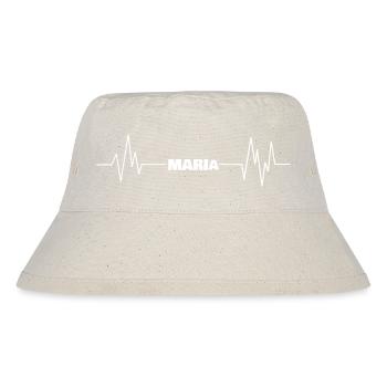 First name Maria - Stanley/Stella Recycled Bucket Hat - natural - Front