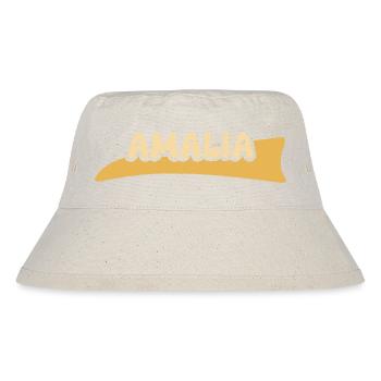 First name Amalia - Stanley/Stella Recycled Bucket Hat - natural - Front