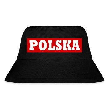 Polska - Stanley/Stella Recycled Bucket Hat - black - Front