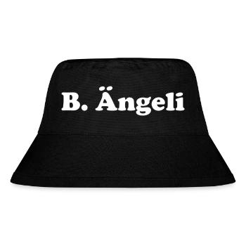 B. Ängeli - Stanley/Stella recycelter Bucket Hat - Schwarz - Vorne