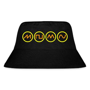 synth sound - Stanley/Stella Recycled Bucket Hat - black - Front