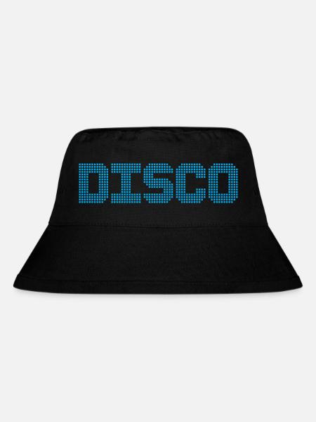 DISCO - Stanley/Stella recycelter Bucket Hat - Schwarz