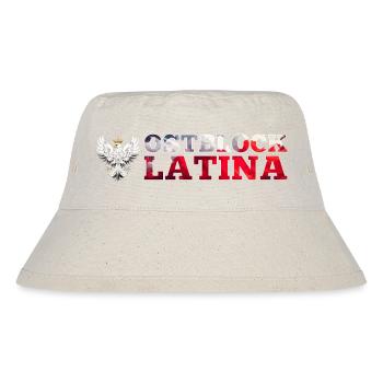 Ostblock Latina Polin Polen weißer Adler Geschenk - Stanley/Stella recycelter Bucket Hat - Naturweiß - Vorne