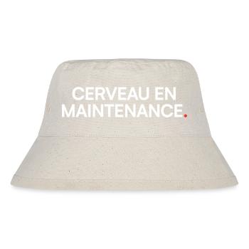 Brain maintenance, humor, fatigue - Stanley/Stella Recycled Bucket Hat - natural - Front