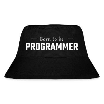 Born to be PROGRAMMER - Stanley/Stella Recycled Bucket Hat - black - Front