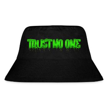 Trust no one inspirational love motivation vibes - Stanley/Stella Recycled Bucket Hat - black - Front