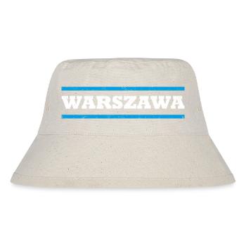 Warschau - Stanley/Stella recycelter Bucket Hat - Naturweiß - Vorne