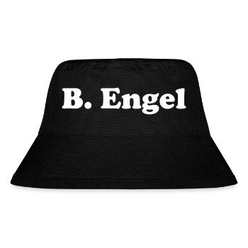 B. Engel - Stanley/Stella recycelter Bucket Hat - Schwarz - Vorne