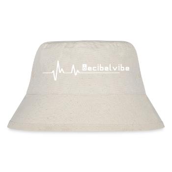 Decibelvibe - Derivate - L Wave2 Design - Stanley/Stella recycelter Bucket Hat - Naturweiß - Vorne
