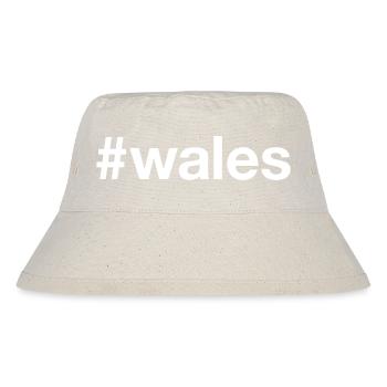 WALES Hashtag - Stanley/Stella Recycled Bucket Hat - natural - Front