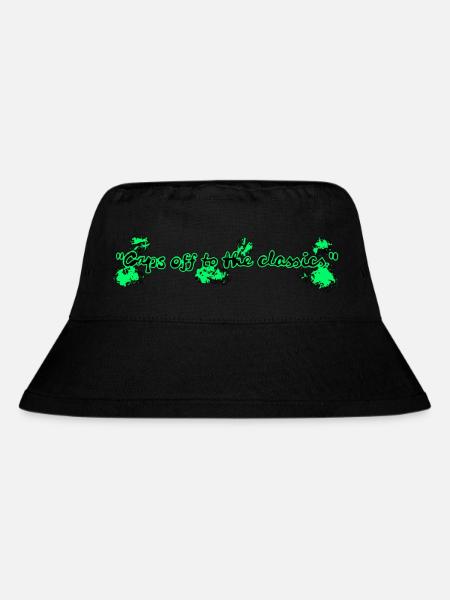 caps off to the classics - Stanley/Stella recycelter Bucket Hat - Schwarz