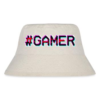 Pixel Neon Gamer Badge - Bob recyclé Stanley/Stella - blanc naturel - Devant