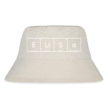 Elisa Name First Name Chemistry Periodic Table Elements - Stanley/Stella Recycled Bucket Hat - natural - Front