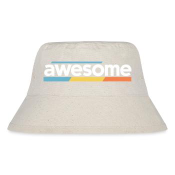 Fantastisches Typografie-Design - Stanley/Stella recycelter Bucket Hat - Naturweiß - Vorne