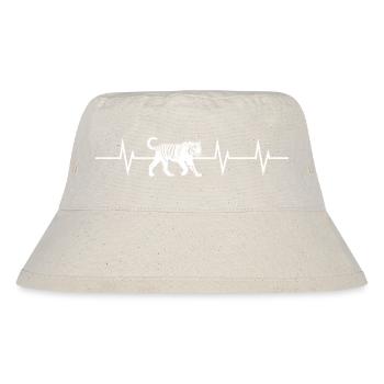 Heartbeat of a Tiger - Stanley/Stella Recycled Bucket Hat - natural - Front